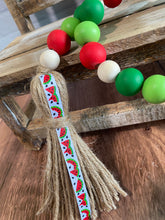 Load image into Gallery viewer, Watermelon Gnome Beaded Garland
