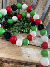 Load image into Gallery viewer, GRINCH Beaded Garland with Rhinestone Beads
