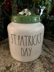 Rae Dunn ST. PATRICK'S DAY Chubby Canister