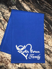 Load image into Gallery viewer, AIR FORCE FAMILY Blue Floursack Dishtowel
